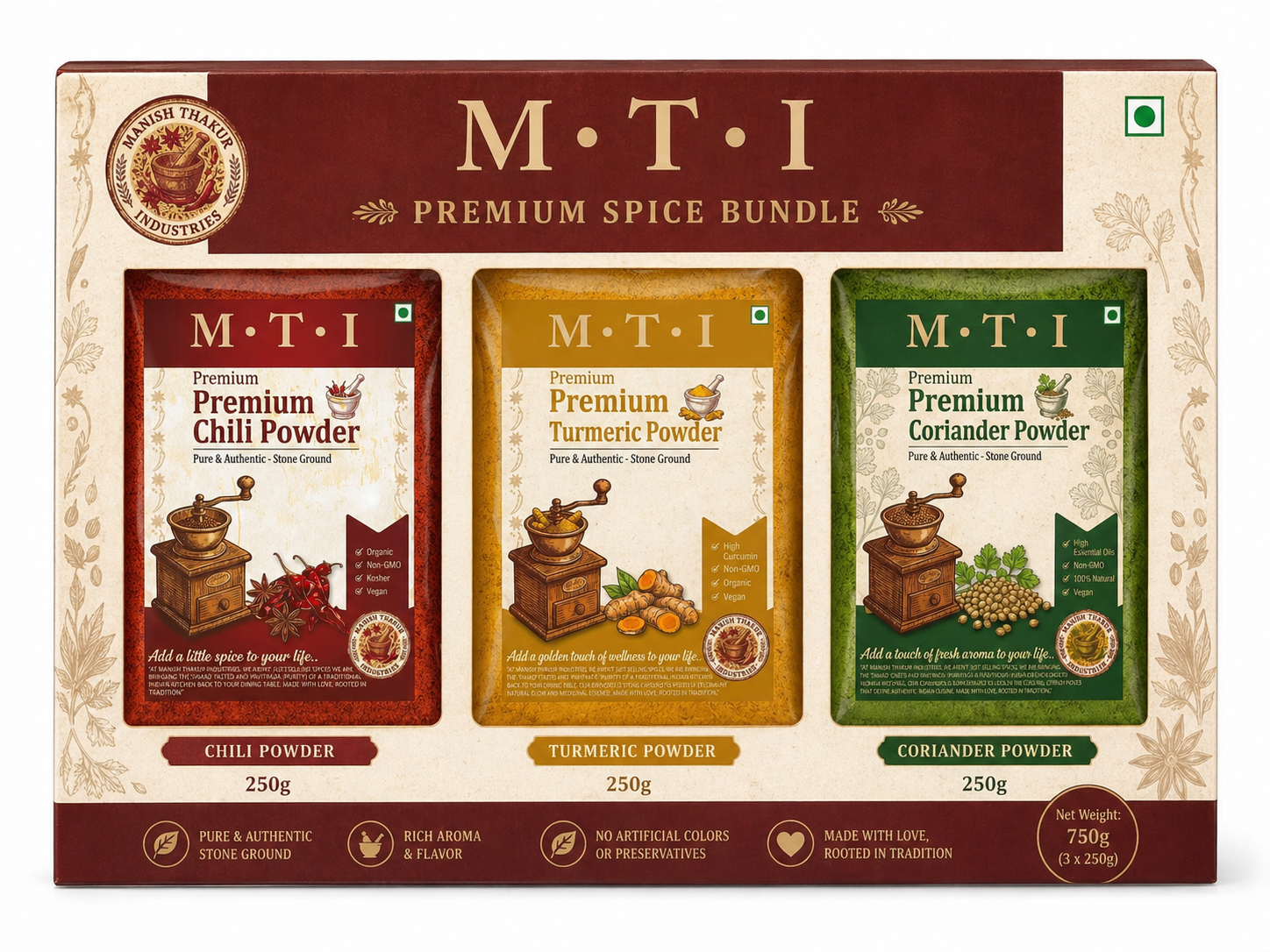 The Baseline for Every Indian Kitchen (3x250g)